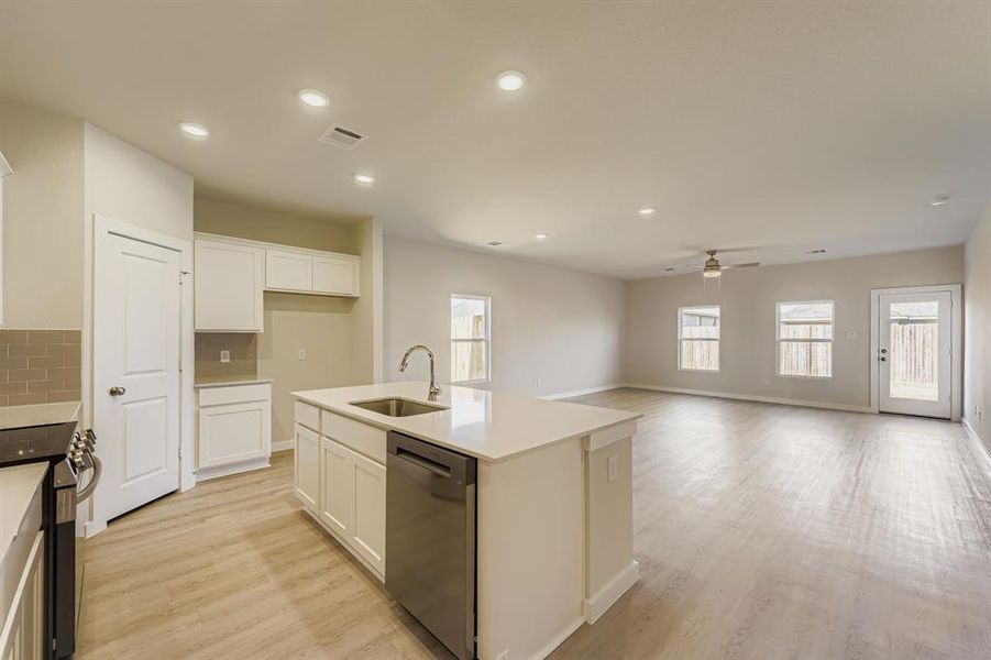 Furnished interior view inside a new home in MiraVerde, Crowley (Image 13).