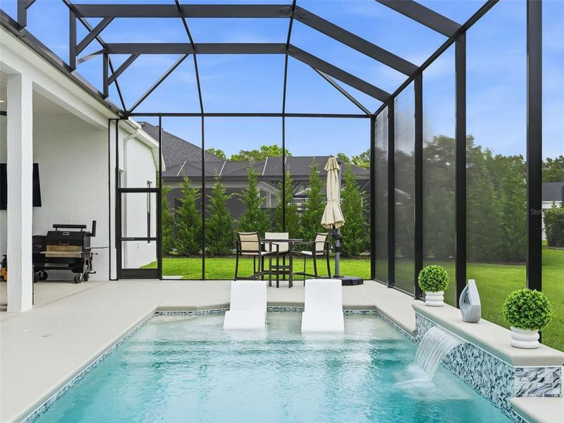 Exterior details and patio area of a home in , The Villages (Image 43). Exterior details and patio area of a home in , The Villages (Image 43).