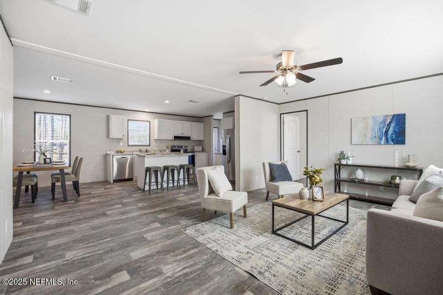 Furnished interior view inside a new home in , Interlachen (Image 29).