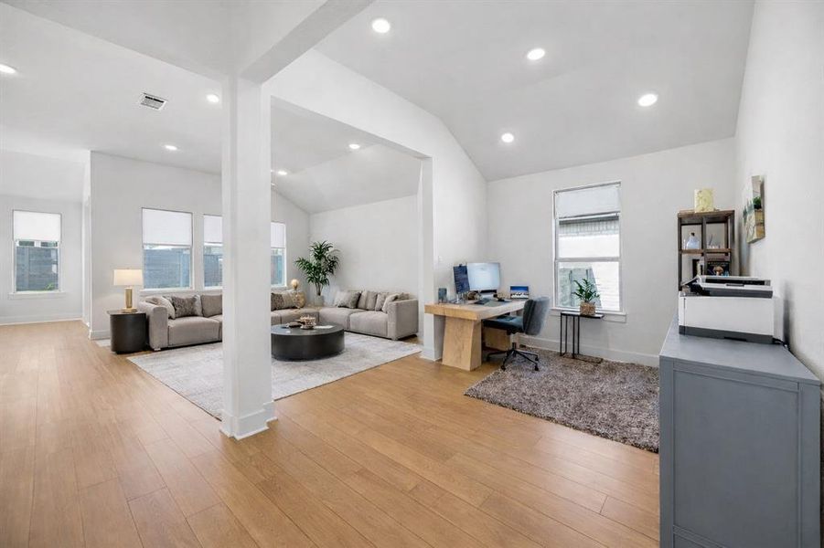 Furnished interior view inside a new home in , Little Elm (Image 10).