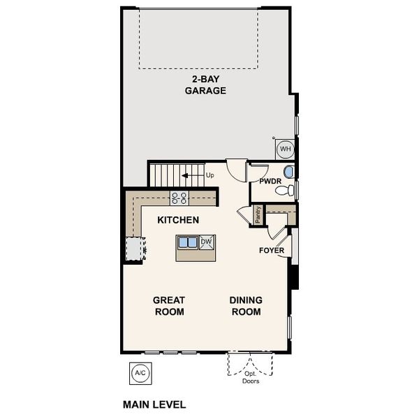 2D floor plan layout for the Two by Century Communities in Union Heights, Flowery Branch, GA (Image 1). 2D floor plan layout for the Two by Century Communities in Union Heights, Flowery Branch, GA (Image 1).