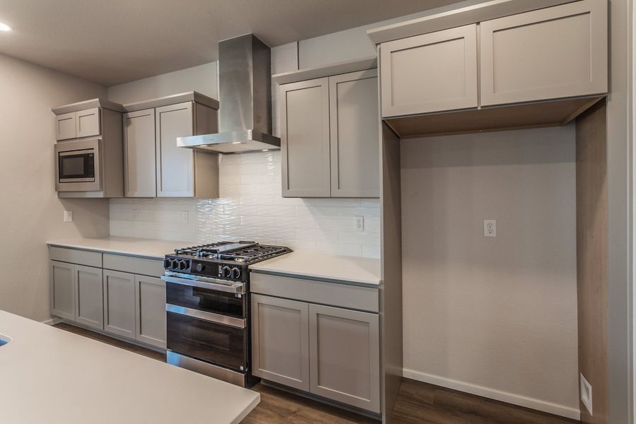 Furnished interior view inside a new home in Trailside, Timnath (Image 13).