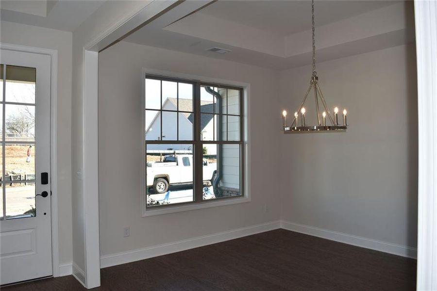 Spacious, unfurnished interior of a new home in Soleil Summit Chase, Snellville (Image 14). Spacious, unfurnished interior of a new home in Soleil Summit Chase, Snellville (Image 14).