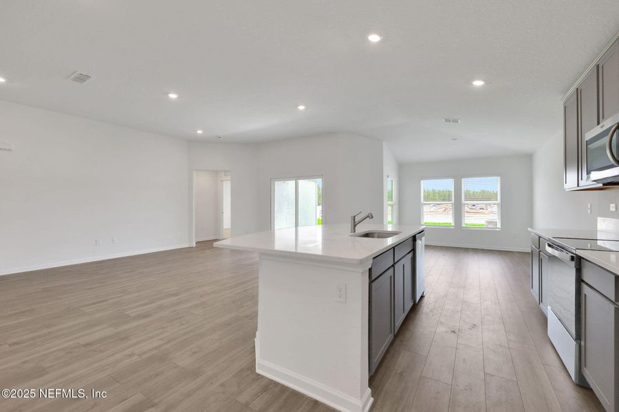 Furnished interior view inside a new home in Bellbrooke, Jacksonville (Image 7).
