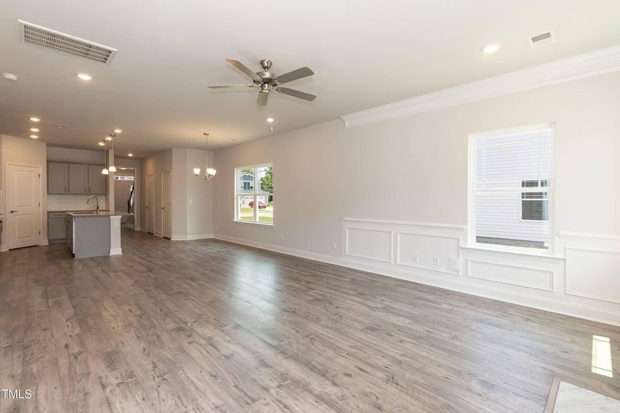 Representative unfurnished interior of a home built from the Plan 2709 by Adams Homes in Scarlett Place, Bowdon (Image 17). Representative unfurnished interior of a home built from the Plan 2709 by Adams Homes in Scarlett Place, Bowdon (Image 17).