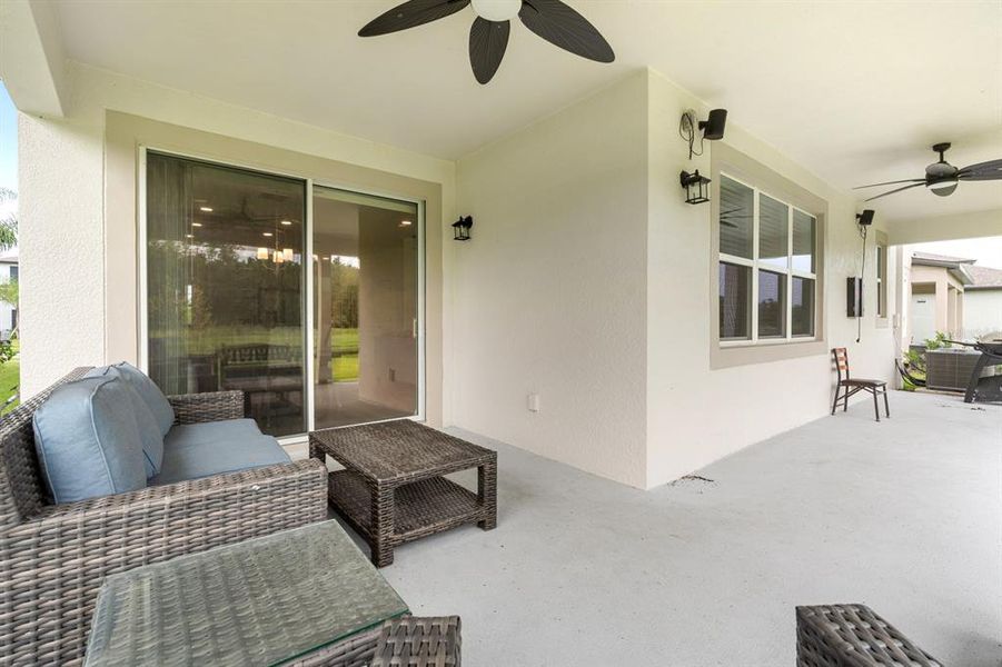 Exterior details and patio area of a home in , Tampa (Image 34).