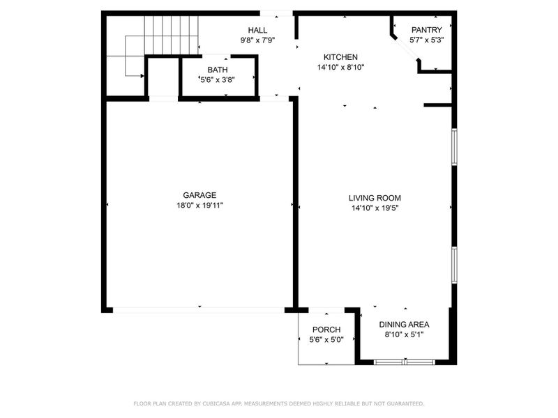 First floor digital floor plan