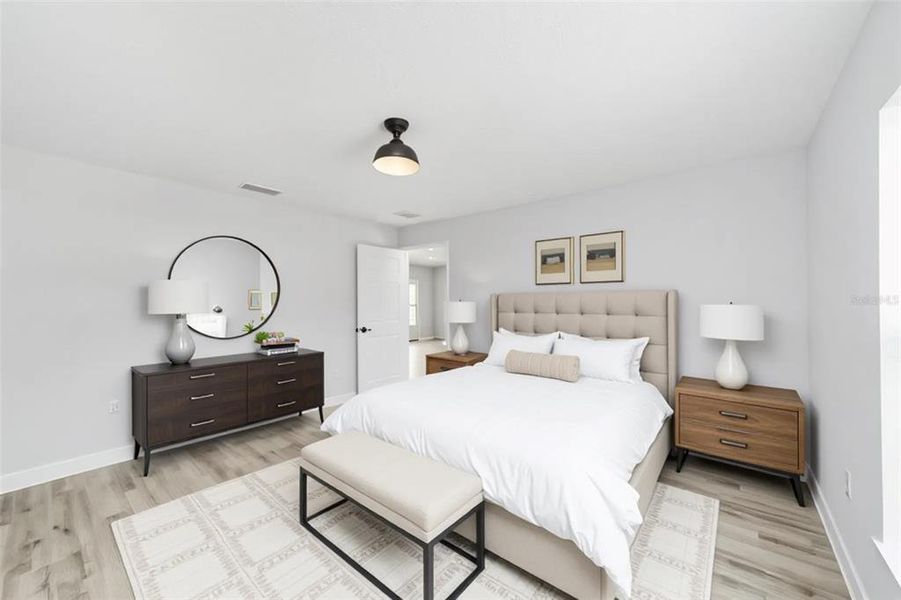 Furnished interior view inside a new home in , Dunnellon (Image 3).