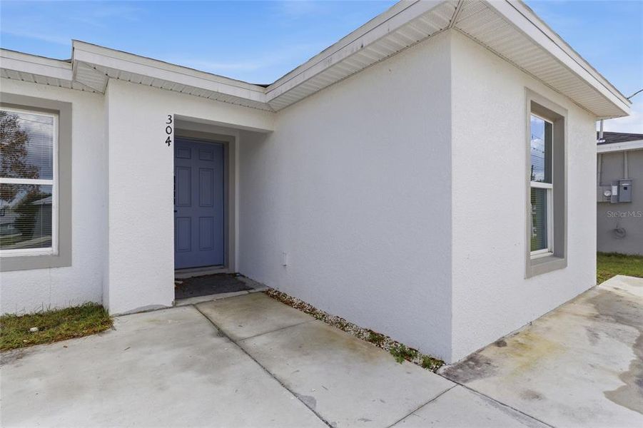 Exterior details and patio area of a home in , Winter Haven (Image 2). Exterior details and patio area of a home in , Winter Haven (Image 2).