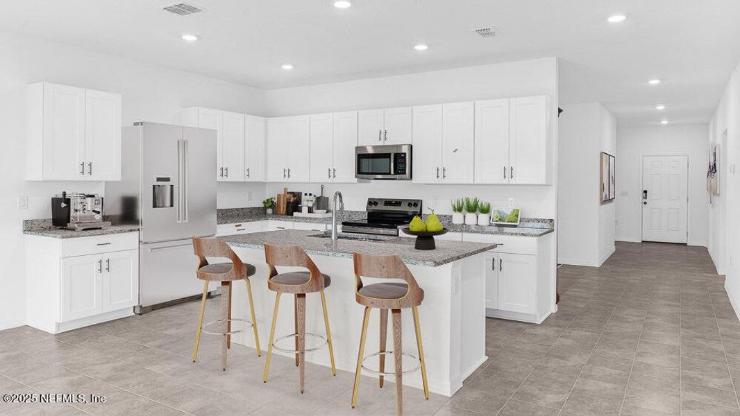 Furnished interior view inside a new home in Coopers Meadow, Jacksonville (Image 7).
