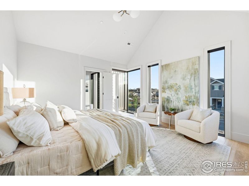 Primary Bedroom Soaked in Natural Light