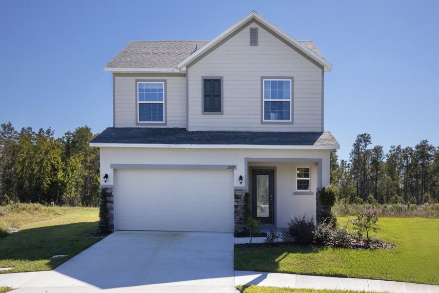 Representative exterior photo of a completed home built from the Lexington by Maronda Homes in Lake County Communities, Mount Plymouth, FL (Image 21).