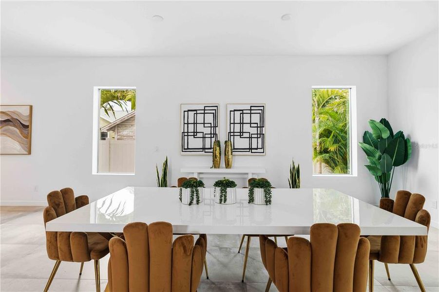 Furnished interior view inside a new home in , Sarasota (Image 15).