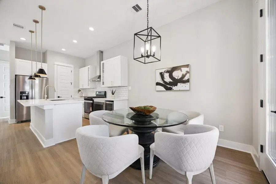 Furnished interior view inside a new home in , Houston (Image 11). Furnished interior view inside a new home in , Houston (Image 11).