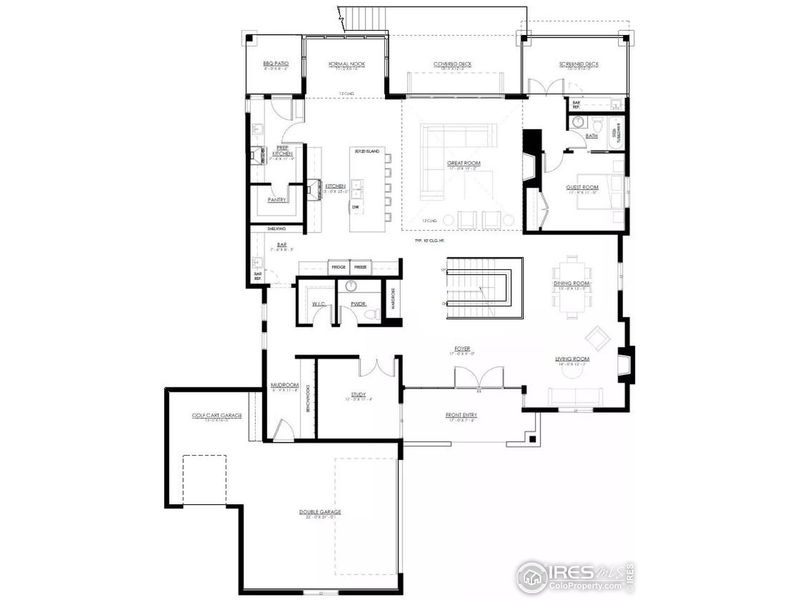 2D floor plan layout of this home in , Windsor, CO (Image 5).