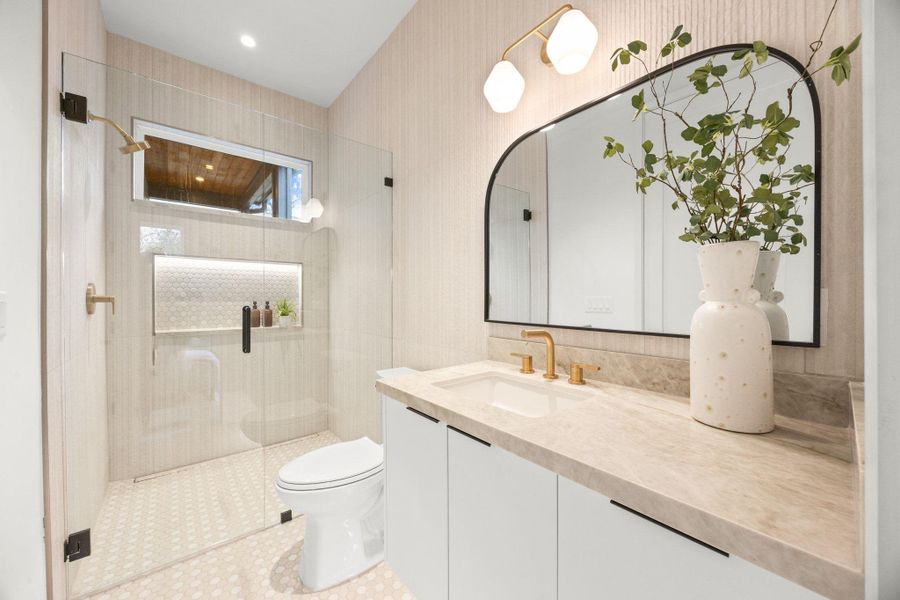 Furnished interior view inside a new home in , Austin (Image 37).