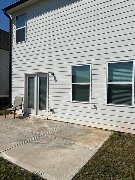 Exterior details and patio area of a home in , Dawsonville (Image 18). Exterior details and patio area of a home in , Dawsonville (Image 18).