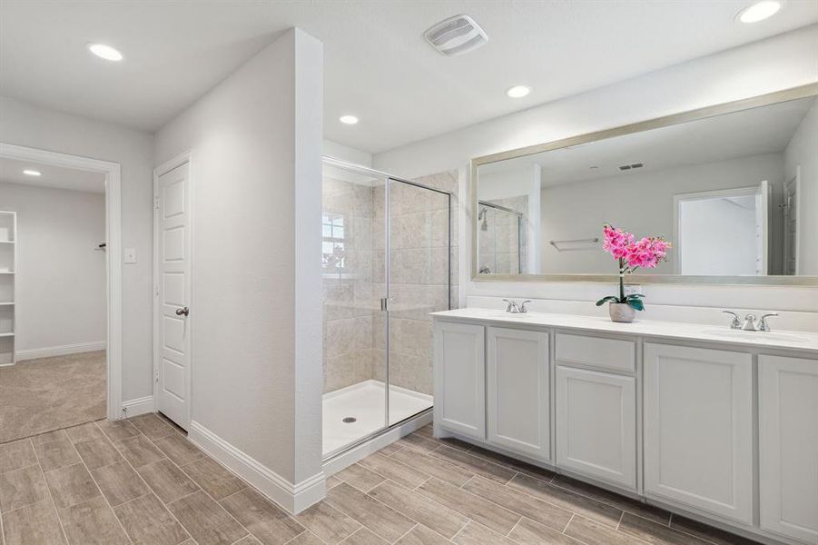 Furnished interior view inside a new home in , Watauga (Image 8).