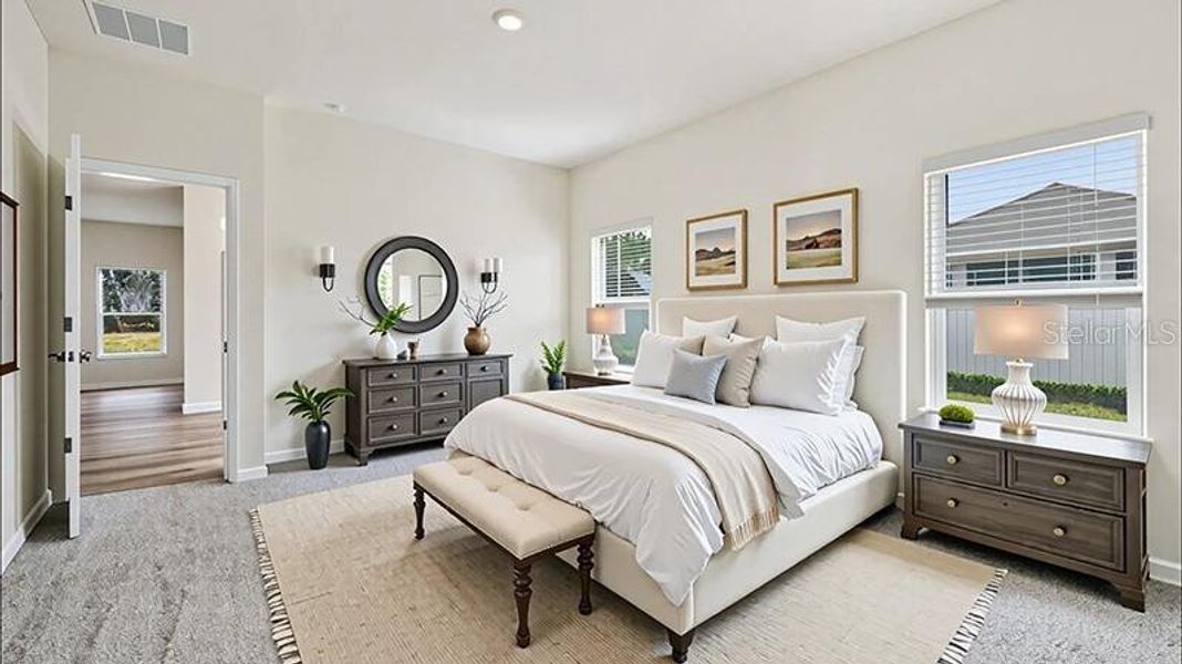 Furnished interior view inside a new home in Avalon Woods, Newberry (Image 5).