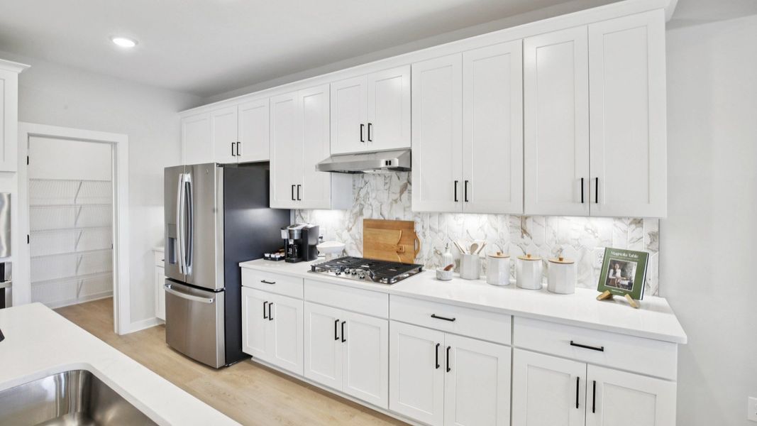 Representative furnished interior of a home built from the Lassiter by DRB Homes in Cottages of Bearwood, Mount Pleasant (Image 20).