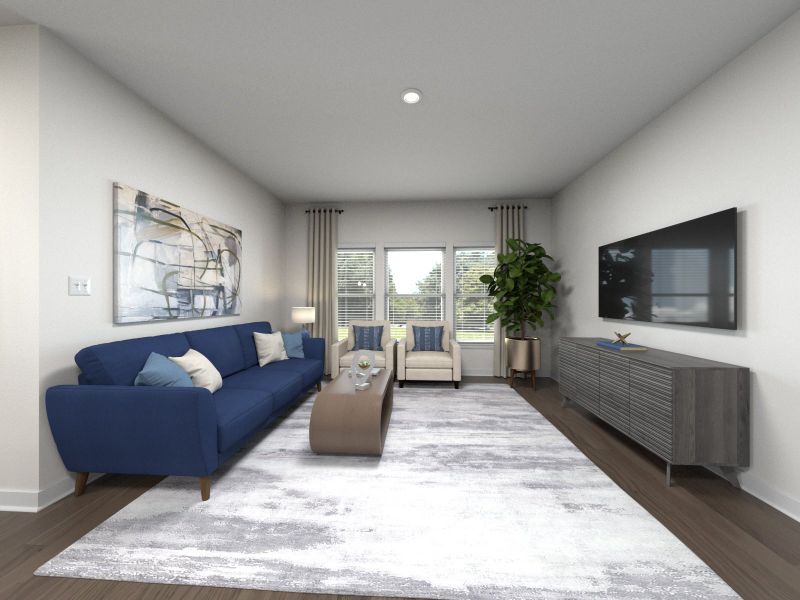 Furnished interior view inside a new home in Greystone - Legacy Series, Smyrna (Image 5).