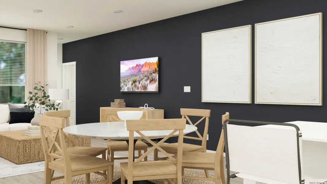 Furnished interior view inside a new home in Juniper Ranch, Spring Branch (Image 33).