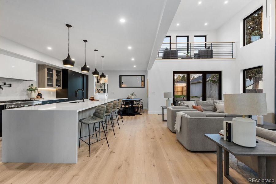 Furnished interior view inside a new home in , Denver (Image 39). Furnished interior view inside a new home in , Denver (Image 39).