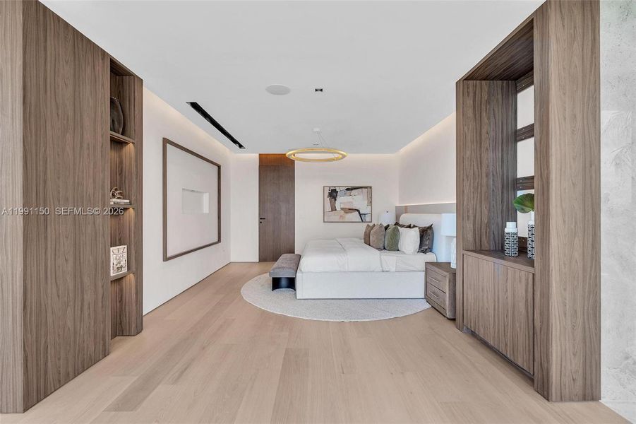 Furnished interior view inside a new home in , Miami Beach (Image 8).