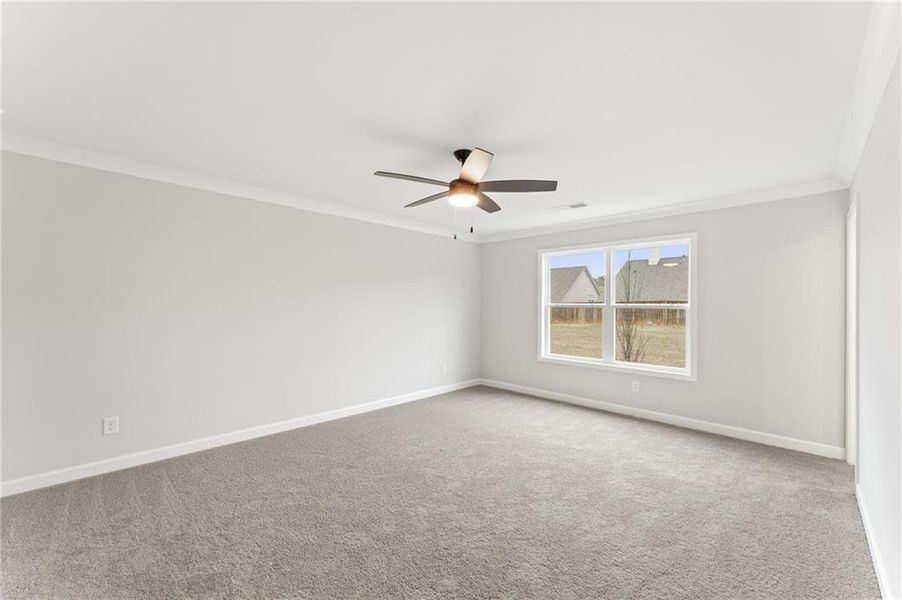 Spacious, unfurnished interior of a new home in Bluffs at Bells Ferry, Marietta (Image 21).