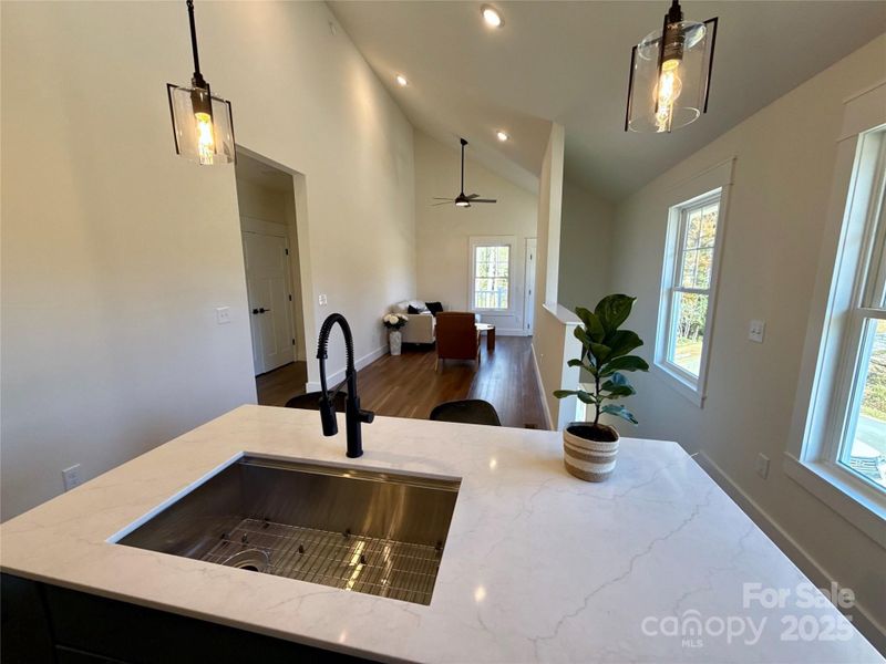 Close-up of interior finishes inside a home in , Black Mountain (Image 13).