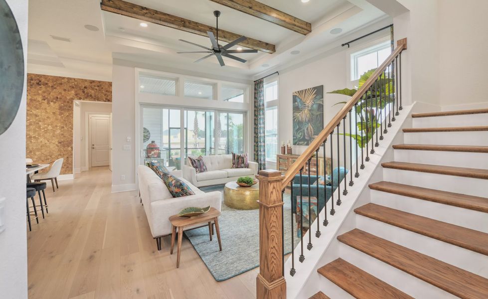 Furnished interior view inside a new home in Seven Pines, Jacksonville (Image 31). Furnished interior view inside a new home in Seven Pines, Jacksonville (Image 31).