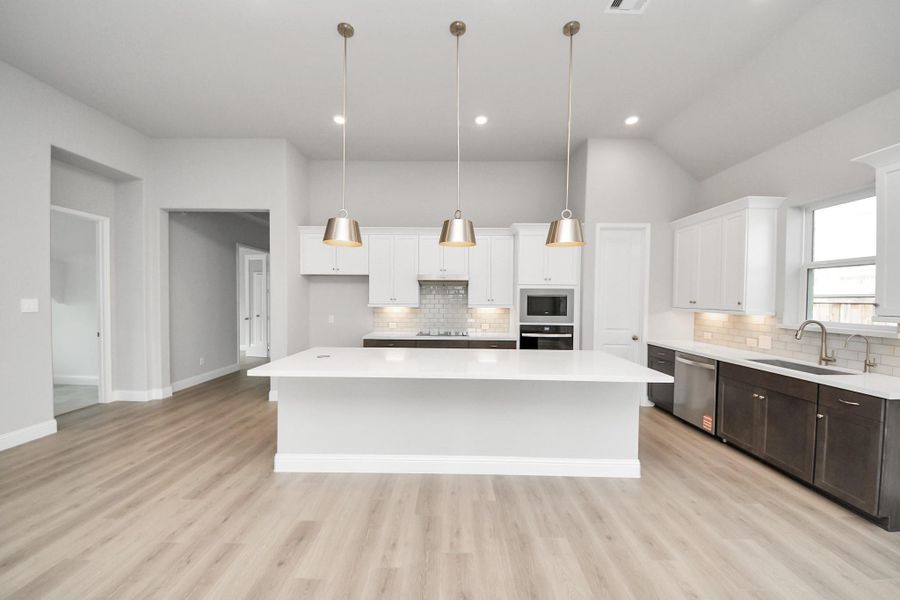 Furnished interior view inside a new home in Bridgeland: Heritage Collection, Cypress (Image 4). Furnished interior view inside a new home in Bridgeland: Heritage Collection, Cypress (Image 4).