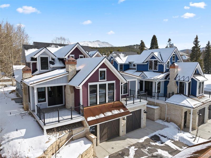 In-progress construction of a new home in , Breckenridge, CO (Image 42).