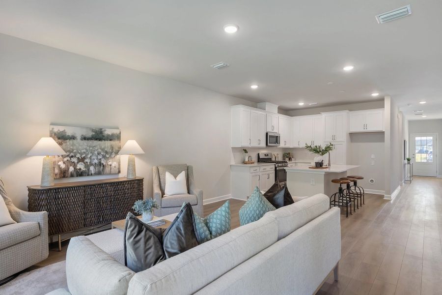 Furnished interior view inside a new home in Hammock Walk at Nexton, Summerville (Image 10).