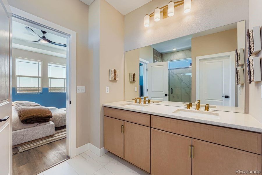 Furnished interior view inside a new home in Wolf Creek Run, Strasburg (Image 8).