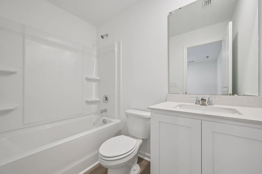 Bath 2 featuring the AW Collection® Timeless - Smooth surfaces and soft tones feel right at home.