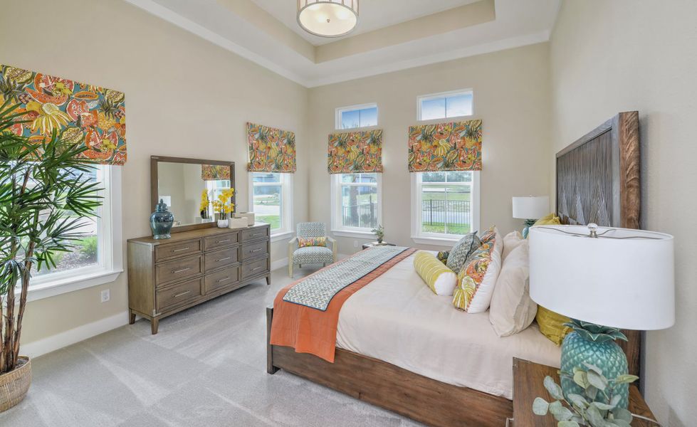 Furnished interior view inside a new home in Amelia National, Fernandina Beach (Image 13).