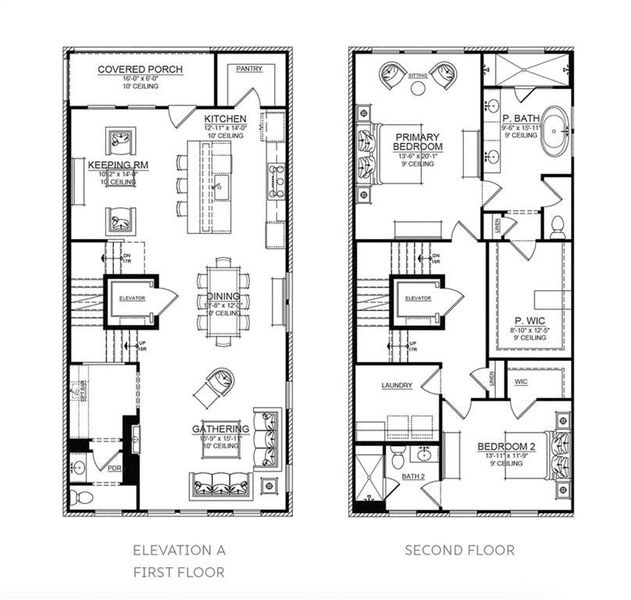 2D floor plan layout of this home in , Alpharetta, GA (Image 3).