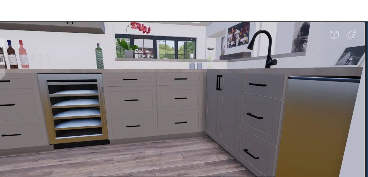 Furnished interior view inside a new home in , Houston (Image 6). Furnished interior view inside a new home in , Houston (Image 6).