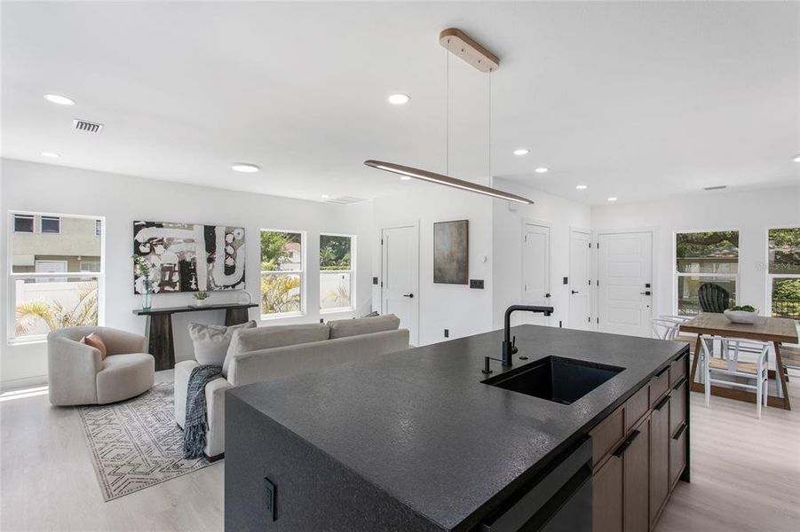 Furnished interior view inside a new home in , St. Petersburg (Image 18).