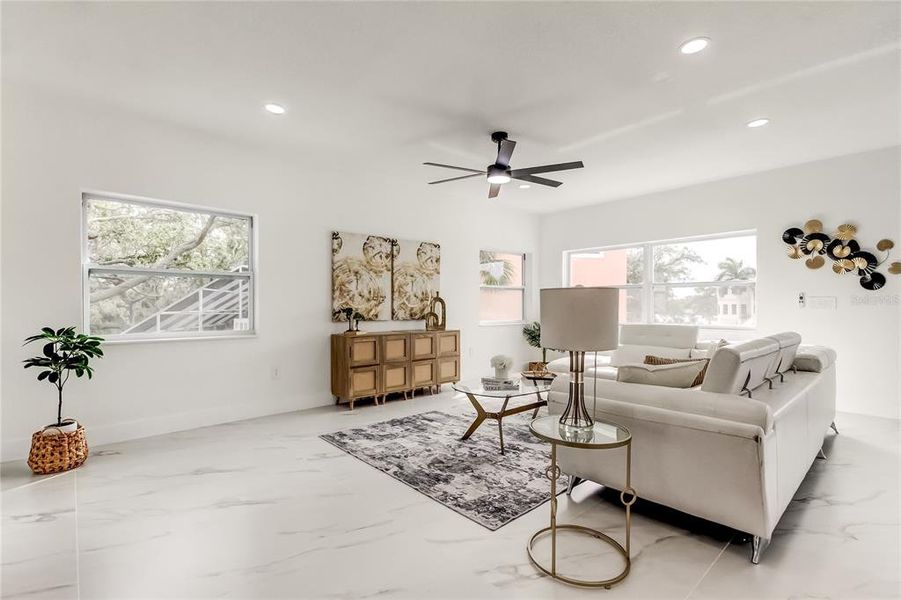 Furnished interior view inside a new home in , New Port Richey (Image 53).