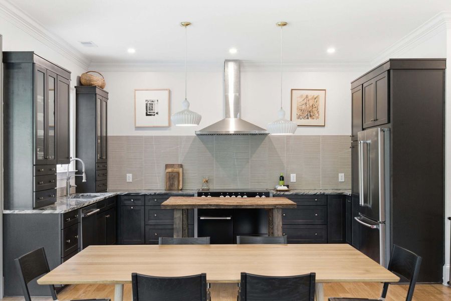 Furnished interior view inside a new home in , Charleston (Image 11).