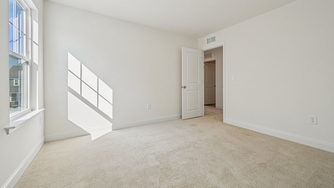 Wagener home plan secondary bedroom/guest suite with closet space Wagener home plan secondary bedroom/guest suite with closet space