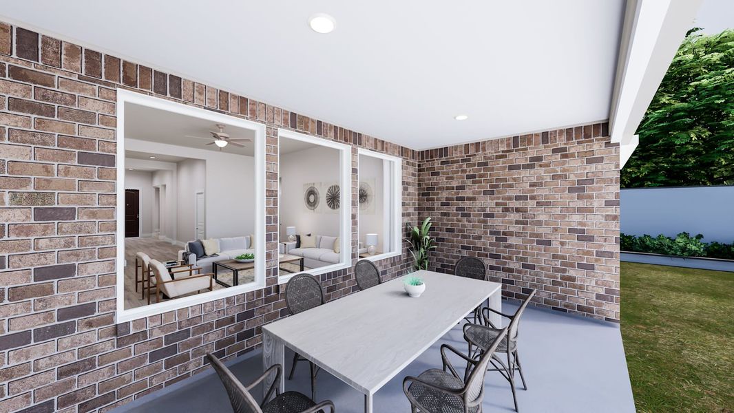 Representative exterior details of a home built from the Carson by Tri Pointe Homes in Painted Tree, McKinney (Image 3). Representative exterior details of a home built from the Carson by Tri Pointe Homes in Painted Tree, McKinney (Image 3).