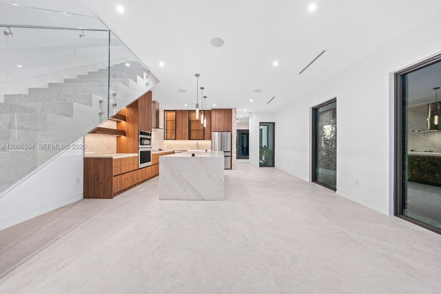 Furnished interior view inside a new home in , Miami (Image 7).