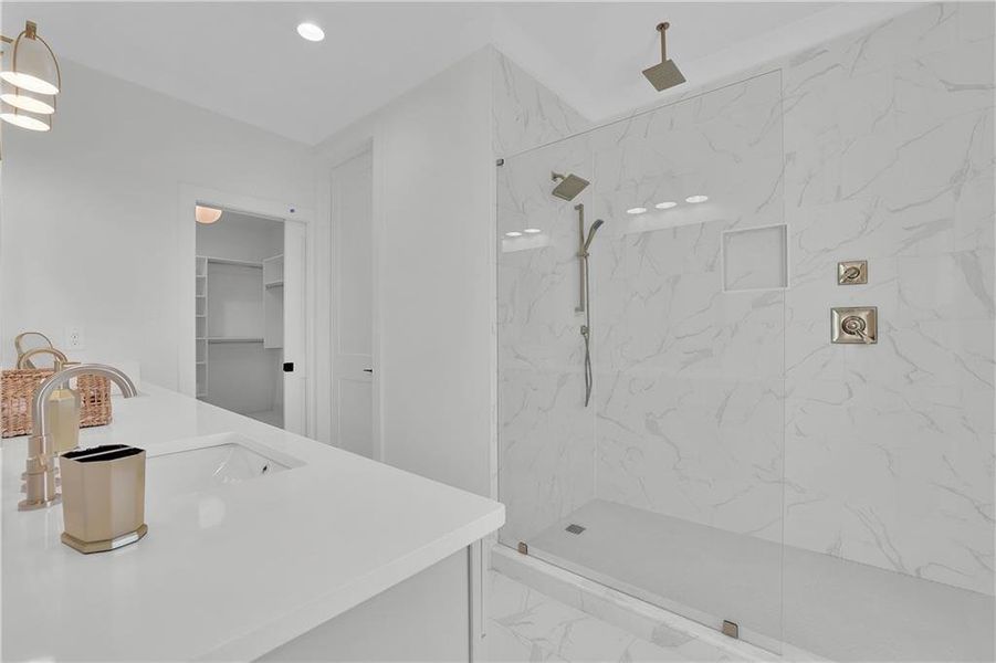 Furnished interior view inside a new home in Skyview On Broad, Sugar Hill (Image 16).