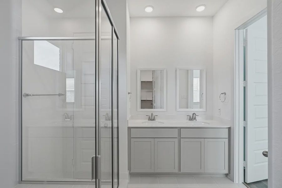 Furnished interior view inside a new home in Stillwater Ranch, San Antonio (Image 16).