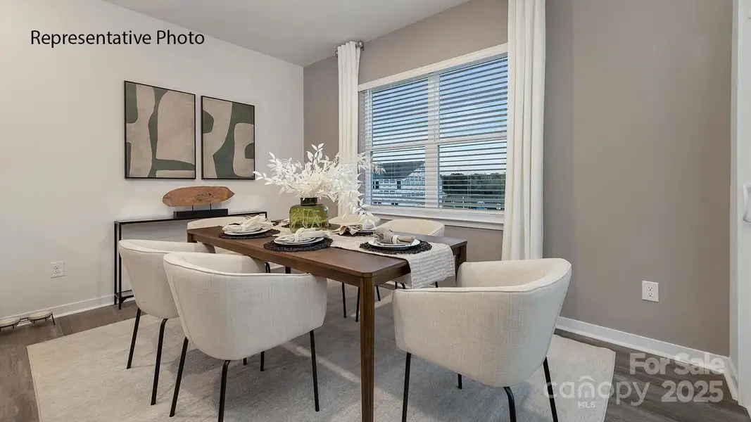 Furnished interior view inside a new home in Clark Creek Landing, Lincolnton (Image 19).
