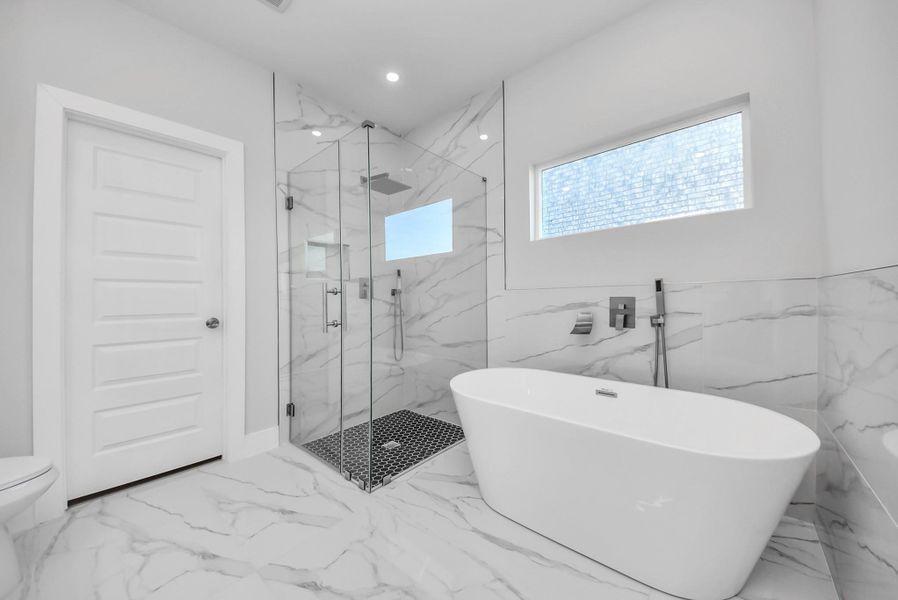 Furnished interior view inside a new home in , Cleveland (Image 17).