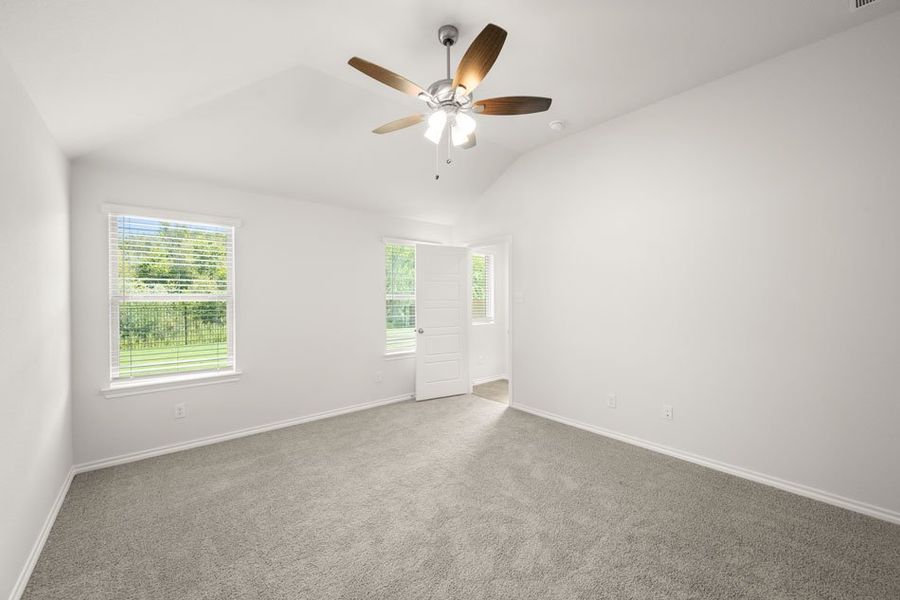 Front exterior of a new home in Mountain Valley, Burleson, TX, highlighting curb appeal (Image 18).